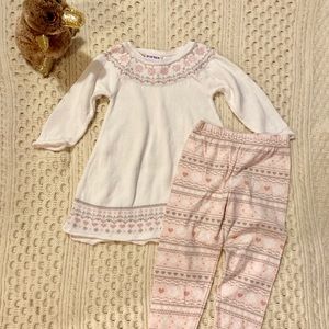 NWOT sweater dress & leggings